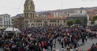 Partidarios del expresidente boliviano Evo Morales en La Paz. 13 de noviembre de 2019