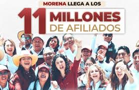 Morena alcanza más de 11 millones de afiliados y se consolida como el  partido con mayor militancia registrada ante el INE - Enlace Noticias 24