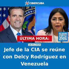 CiberCuba - Sepa más en el primer comentario 👇 ‼️ ÚLTIMA HORA: Jefe de la  CIA se reúne con Delcy Rodríguez en Venezuela nid:318654 | Facebook