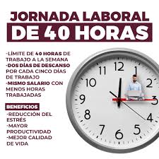 VAMOS POR LA JORNADA DE 40 HORAS! La iniciativa de la presidenta Claudia  Sheinbaum Pardo permitirá que las y los trabajadores tengan más tiempo para  disfrutar a sus seres queridos, aumentando la